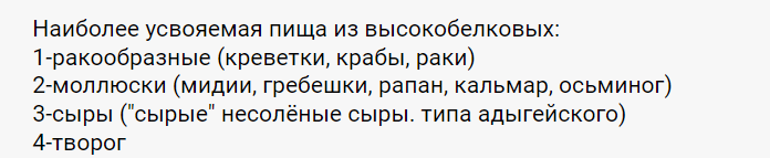 Роль белка в питании человека