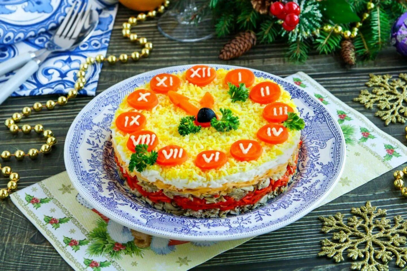 Самые дешевые и дорогие салаты для новогоднего стола