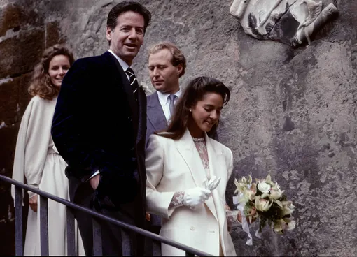 Свадьба Кельвина Кляйна и Келли Ректор в Риме, 1986
