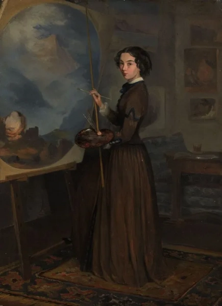С.В. Сухово-Кобылина, Автопортрет (1847)
