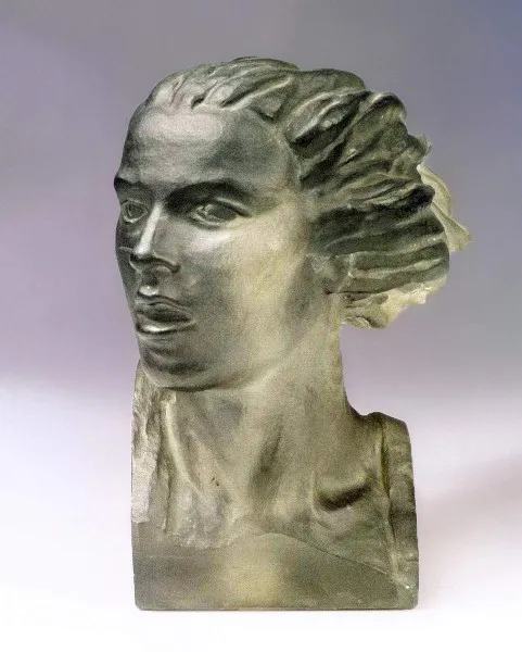 «Голова девушки» («Ветер»), В. Мухина, 1957