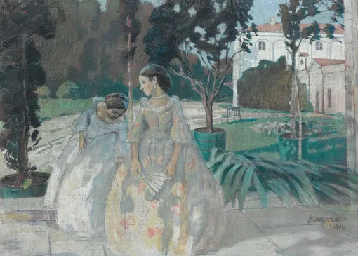В.Э. Борисов-Мусатов. Гобелен. 1901
