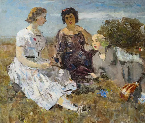 Сергей Герасимов, «Беседа». 1950-е.