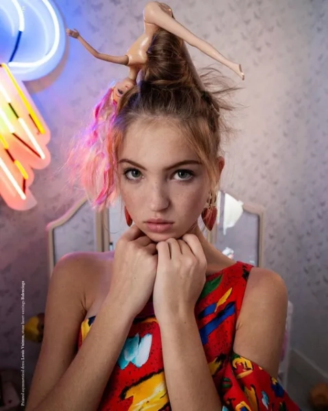 Лила Мосс для зимнего номера Dazed. Фото: Тим Уокер. Стиль: Кэти Ингланд, 2018 год