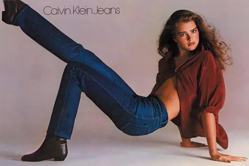 Брук Шилдс для Calvin Klein, 1980 год