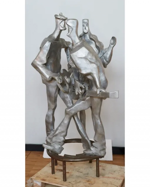Соколова Т. М. «Музыканты (Ночные певцы)». 1969.