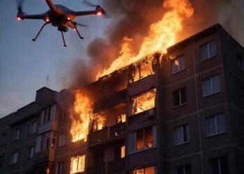 Пожар после падения дрона: покрывает ли полис такой ущерб