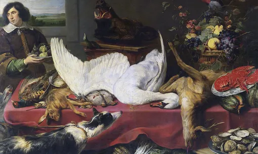 Франс Снейдерс. «Натюрморт с лебедем». 1640-е.