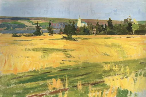 Левитан Исаак. «Рожь», 1880-е