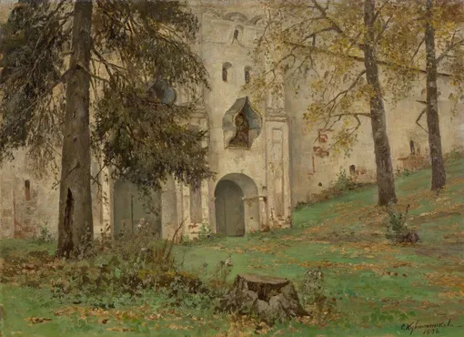 Кувшинникова Софья. «Монастырская стена», 1896 год