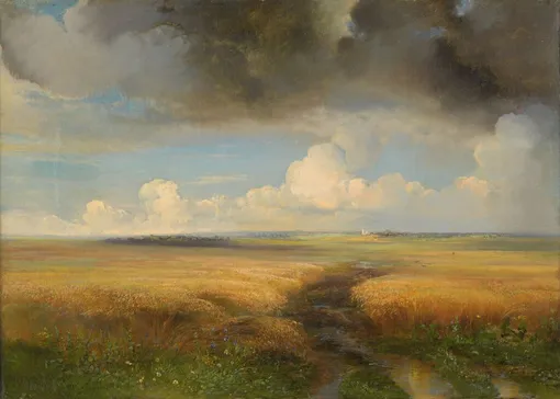 Саврасов Алексей. «Рожь», 1881 год