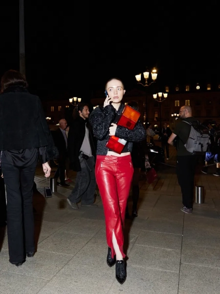 Авдотья Александрова на показе Tom Ford