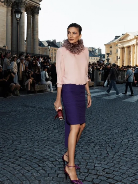Cнежана Георгиева на показе Valentino