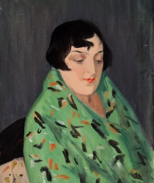 Портрет жены художника В. Гринберг. 1937